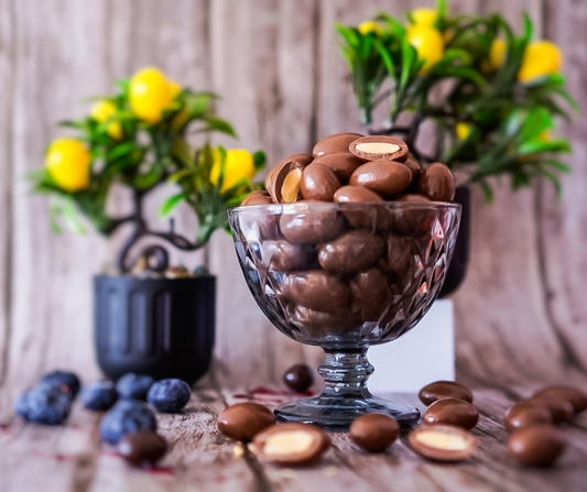 Migdale în Ciocolată cu Lapte (drajeuri)