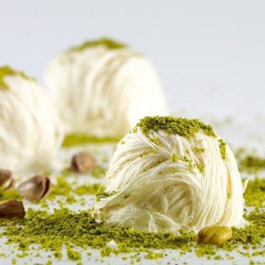 Pismaniye cu fistic - Cotton Candy (de post/vegan)